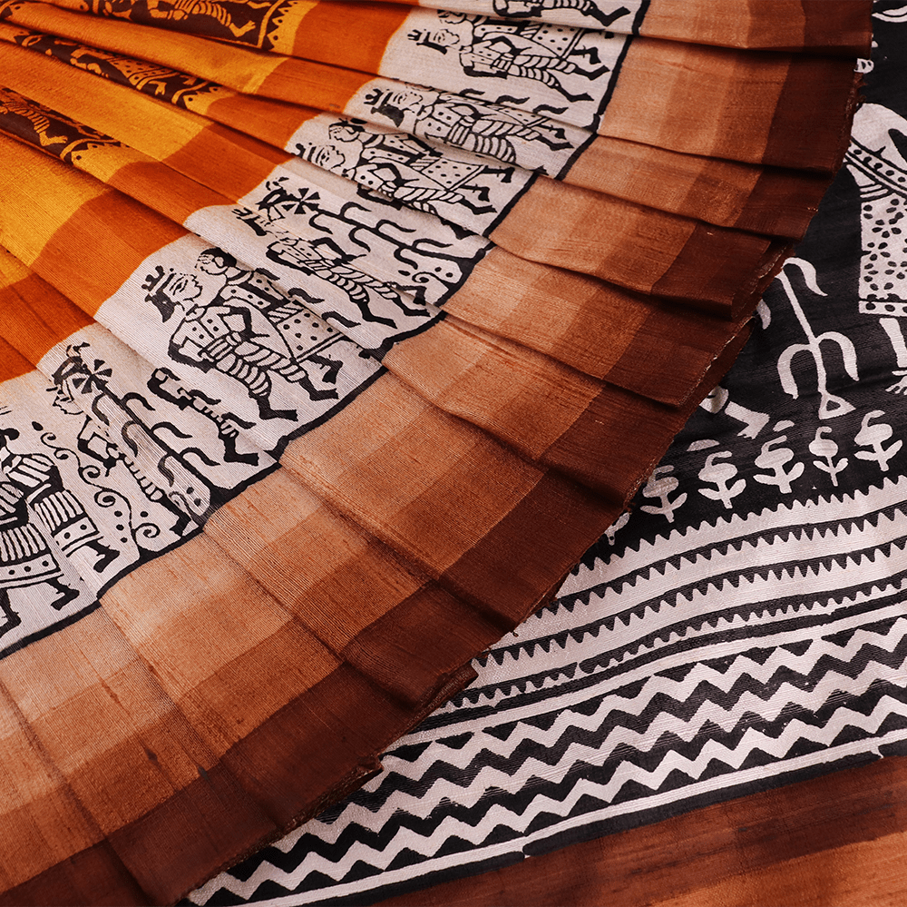 Handloom Sambalpuri Tusser Saree Handloom Saree_Tussser Silk Priyadarshini Handloom