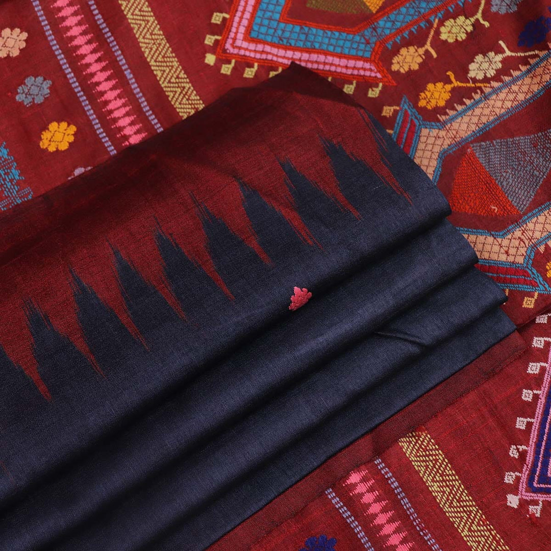Handloom Sambalpuri Tusser Saree Handloom Saree_Tussser Silk Priyadarshini Handloom