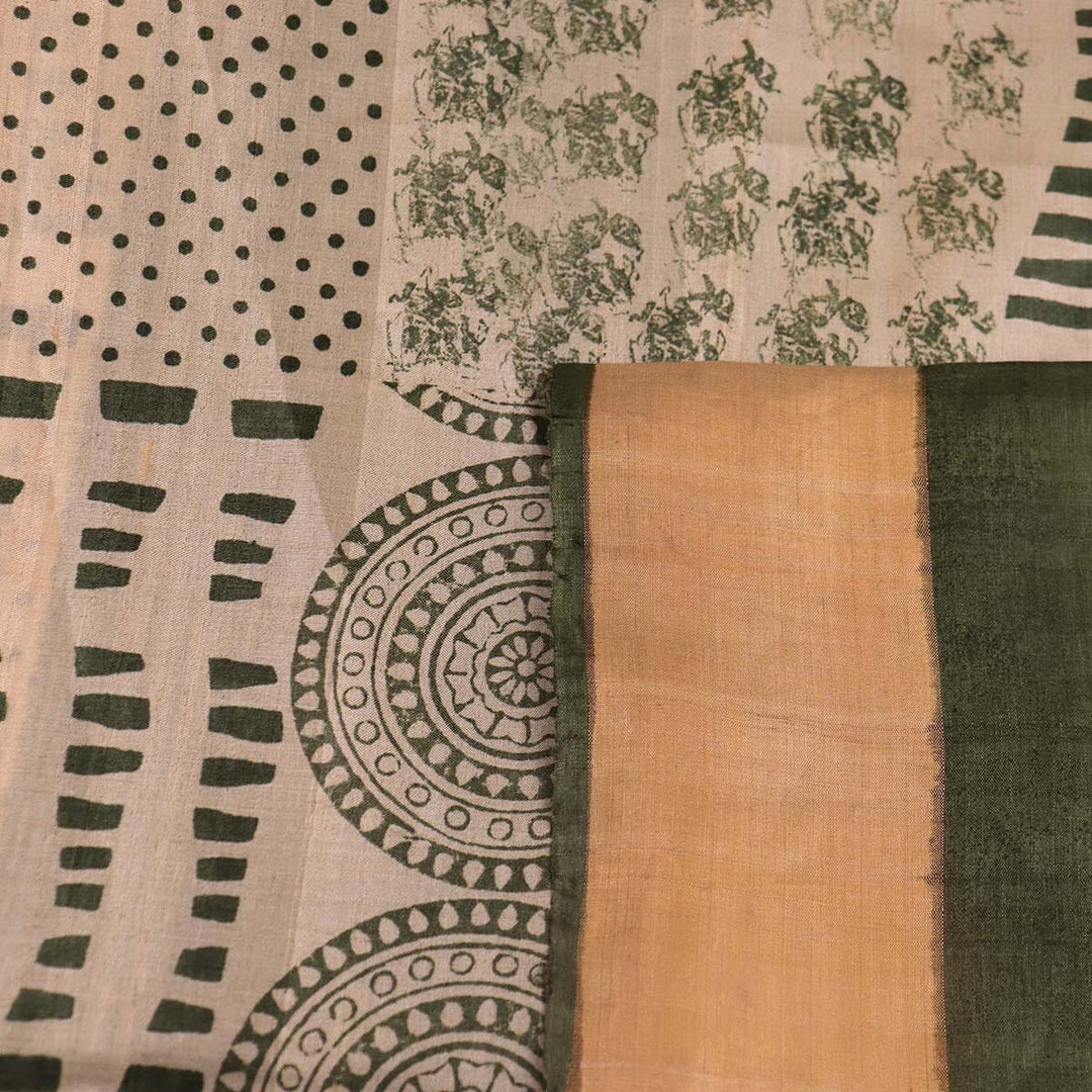 Handloom Sambalpuri Tusser Saree Handloom Saree_Tussser Silk Priyadarshini Handloom