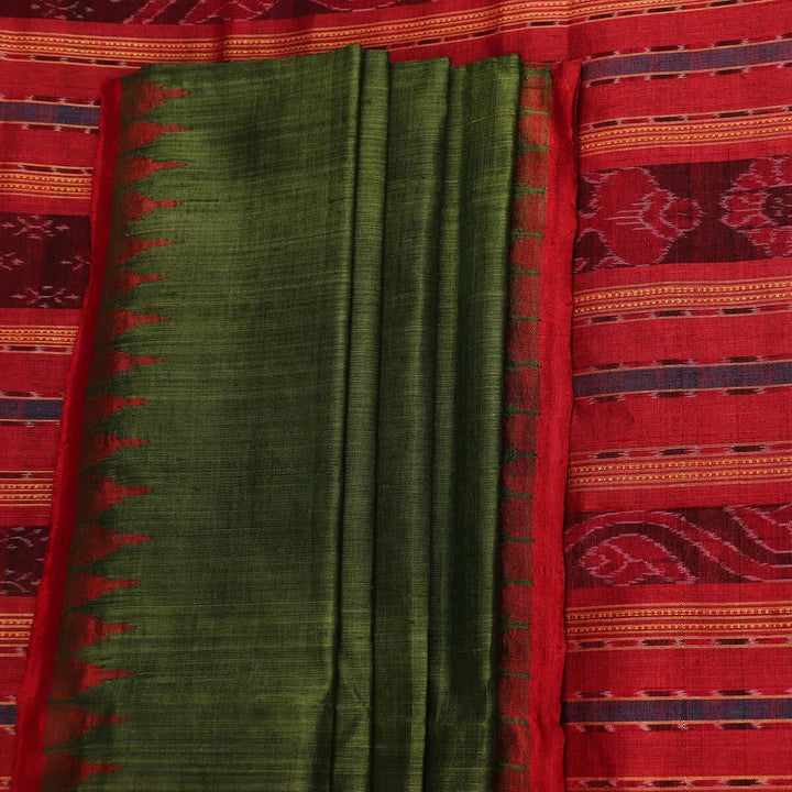 Handloom Sambalpuri Tusser Saree Handloom Saree_Tussser Silk Priyadarshini Handloom