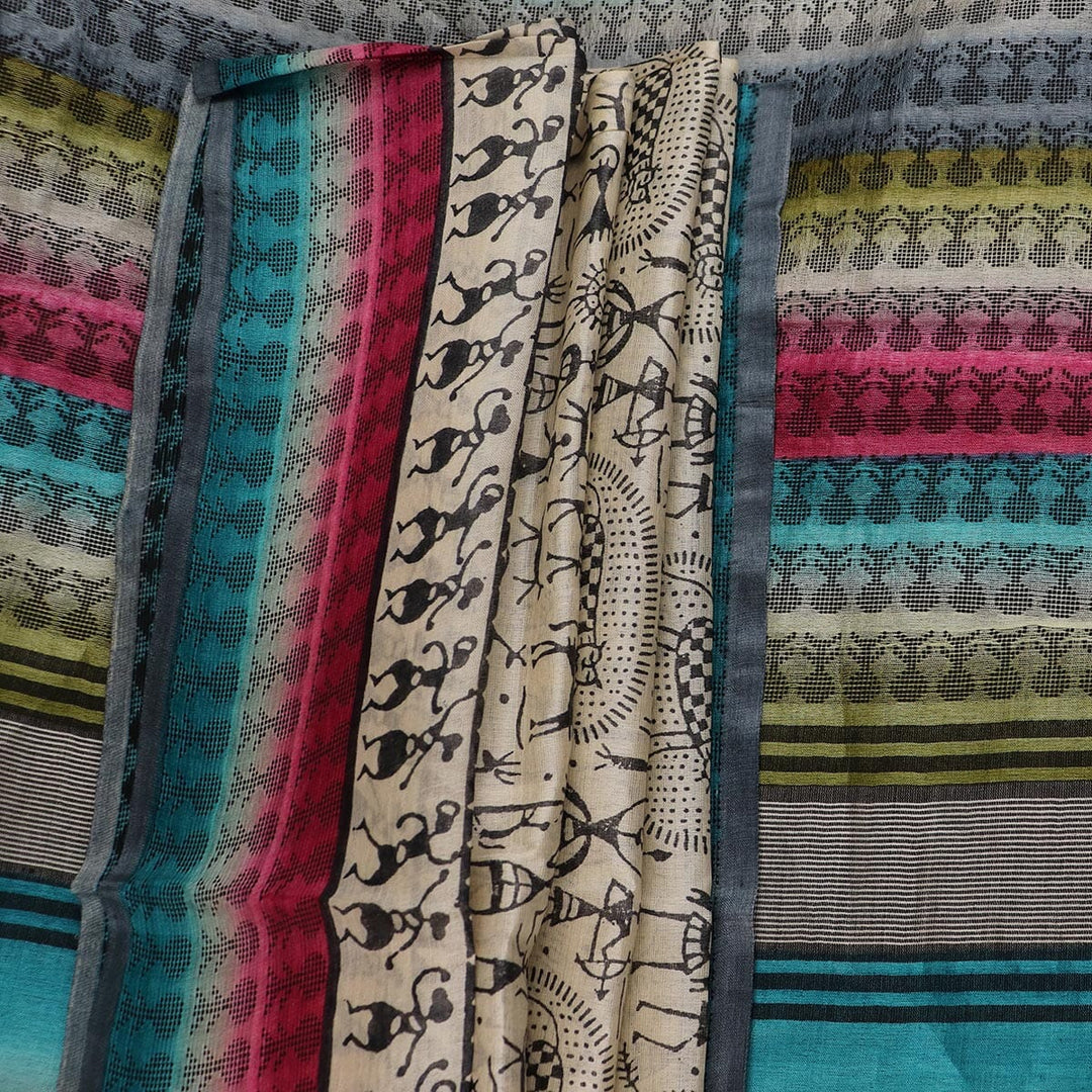 Handloom Sambalpuri Tusser Saree Handloom Saree_Tussser Silk Priyadarshini Handloom
