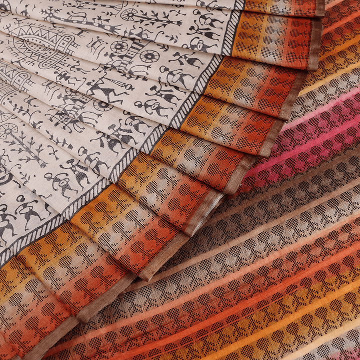 Handloom Sambalpuri Tusser Saree Handloom Saree_Tussser Silk Priyadarshini Handloom