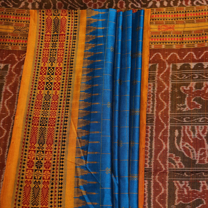 Handloom Sambalpuri Tusser Saree Handloom Saree_Tussser Silk Priyadarshini Handloom