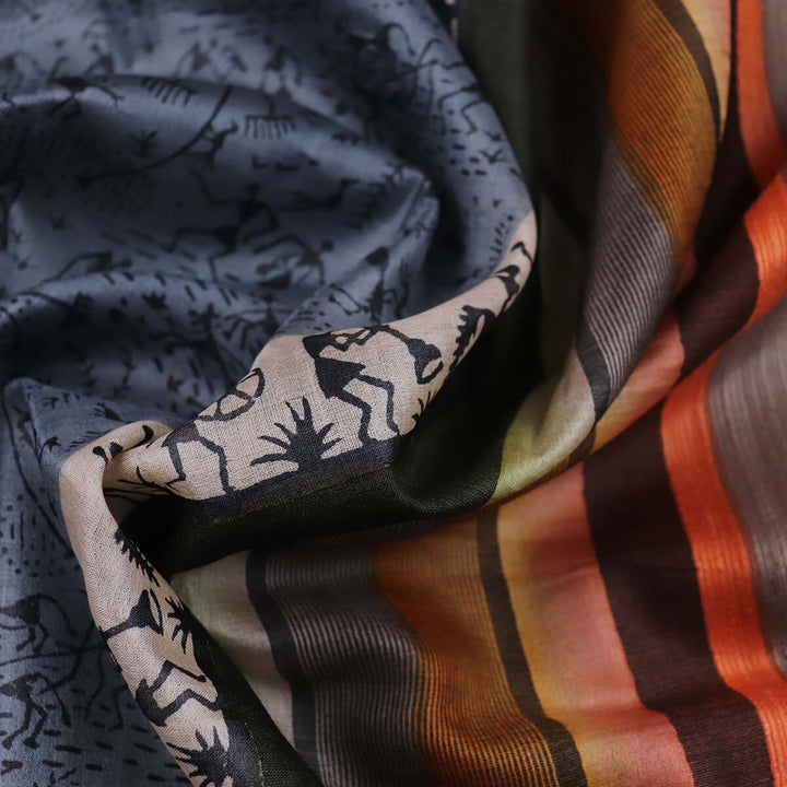 Handloom Sambalpuri Tusser Saree Handloom Saree_Tussser Silk Priyadarshini Handloom