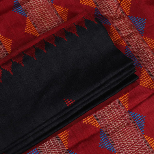 Handloom Sambalpuri Tusser Saree Handloom Saree_Tussser Silk Priyadarshini Handloom