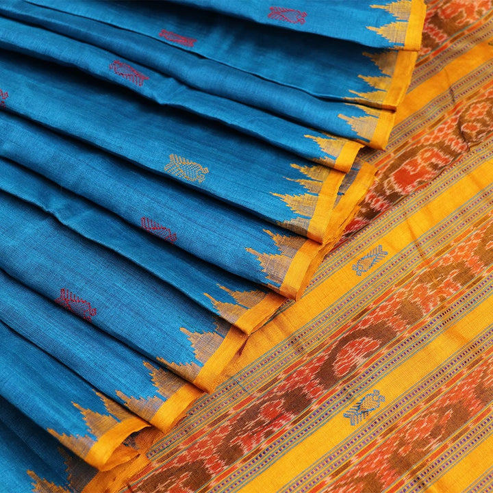 Handloom Sambalpuri Tusser Saree Handloom Saree_Tussser Silk Priyadarshini Handloom 