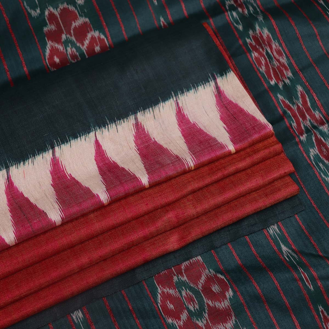 Handloom Sambalpuri Tusser Saree Handloom Saree_Tussser Silk Priyadarshini Handloom 