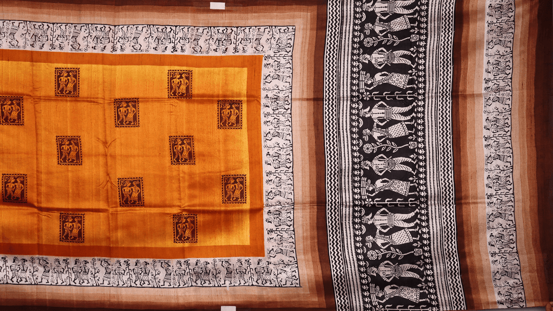 Handloom Sambalpuri Tusser Saree Handloom Saree_Tussser Silk Priyadarshini Handloom