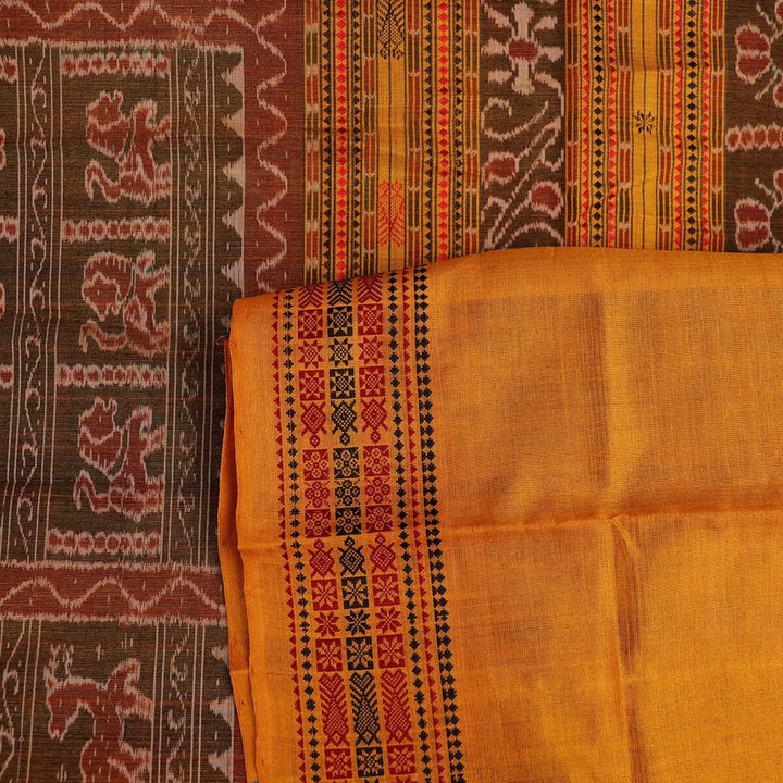 Handloom Sambalpuri Tusser Saree Handloom Saree_Tussser Silk Priyadarshini Handloom