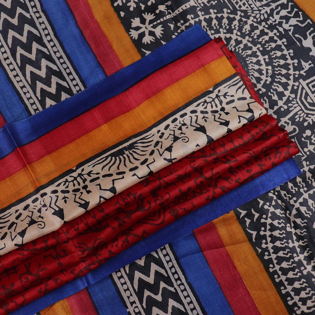 Handloom Sambalpuri Tusser Saree Handloom Saree_Tussser Silk Priyadarshini Handloom
