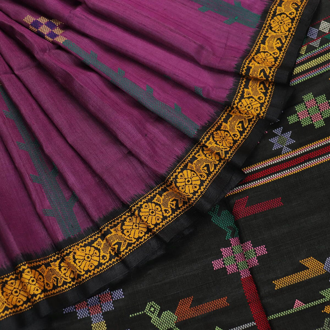 Handloom Sambalpuri Tusser Saree Handloom Saree_Tussser Silk Priyadarshini Handloom 