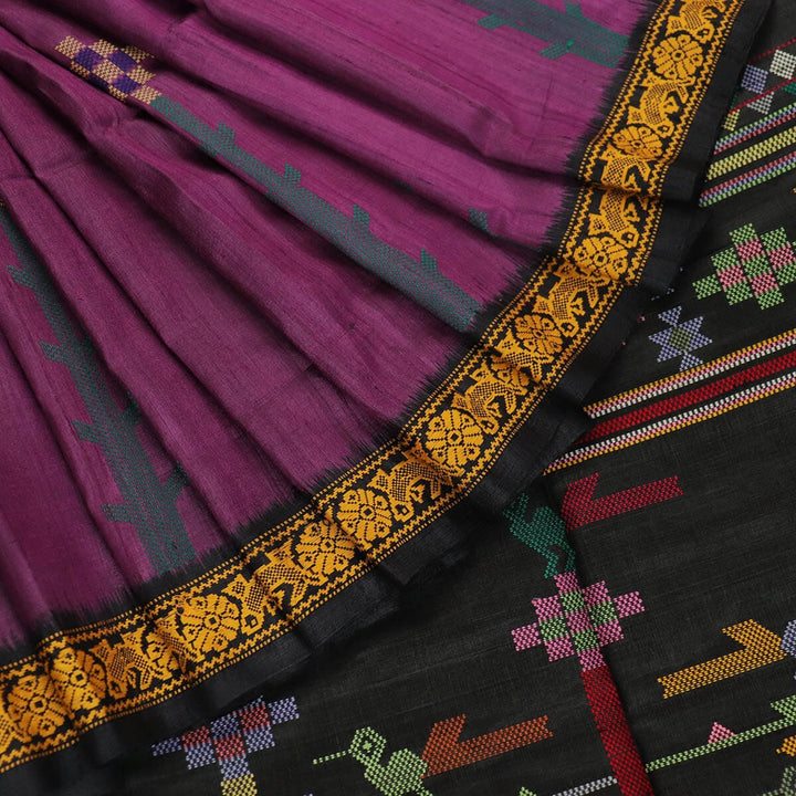 Handloom Sambalpuri Tusser Saree Handloom Saree_Tussser Silk Priyadarshini Handloom