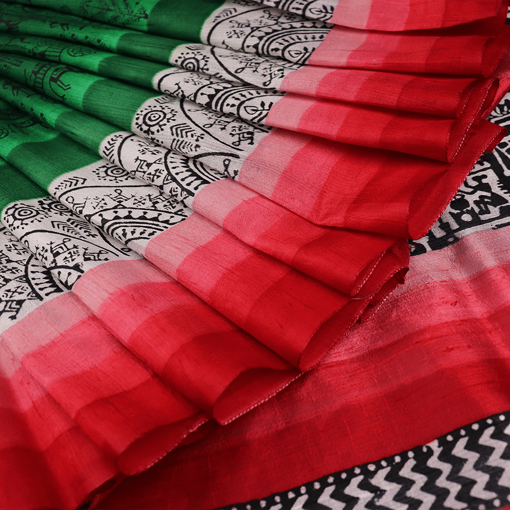 Handloom Sambalpuri Tusser Saree Handloom Saree_Tussser Silk Priyadarshini Handloom