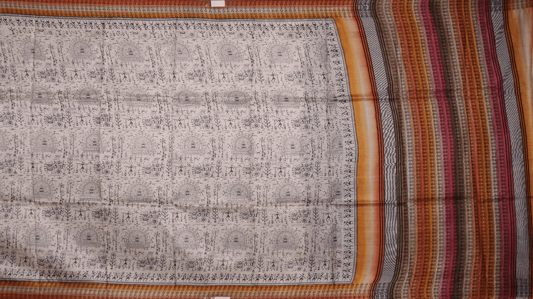Handloom Sambalpuri Tusser Saree Handloom Saree_Tussser Silk Priyadarshini Handloom