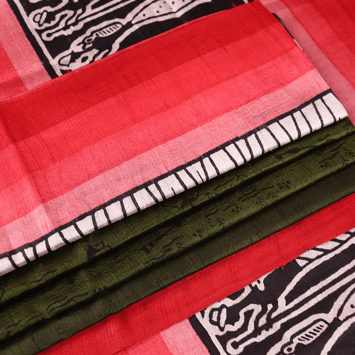 Handloom Sambalpuri Tusser Saree Handloom Saree_Tussser Silk Priyadarshini Handloom