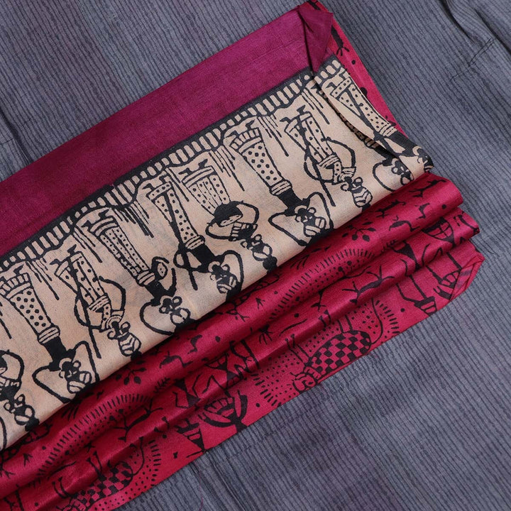 Handloom Sambalpuri Tusser Saree Handloom Saree_Tussser Silk Priyadarshini Handloom