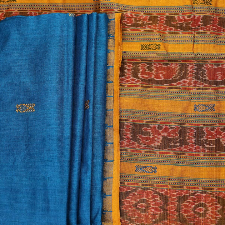 Handloom Sambalpuri Tusser Saree Handloom Saree_Tussser Silk Priyadarshini Handloom 