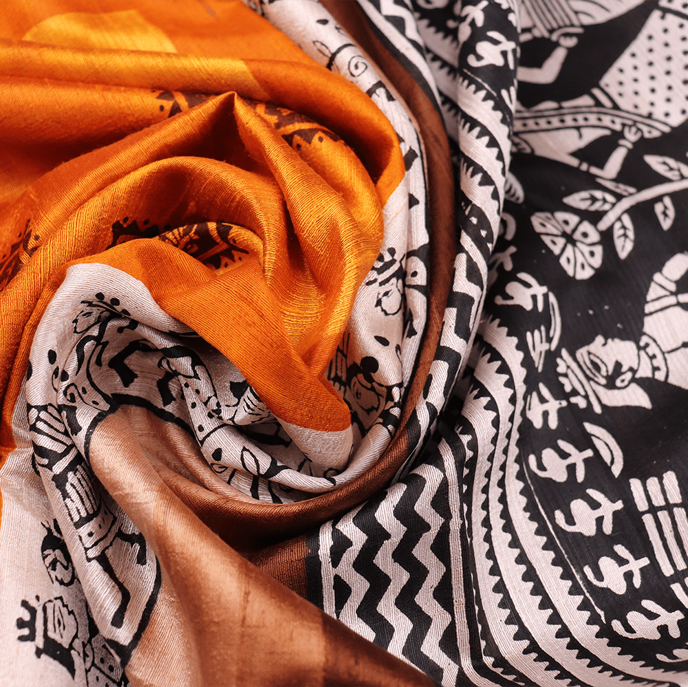Handloom Sambalpuri Tusser Saree Handloom Saree_Tussser Silk Priyadarshini Handloom