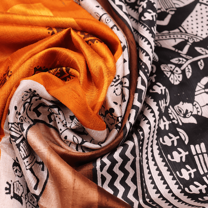 Handloom Sambalpuri Tusser Saree Handloom Saree_Tussser Silk Priyadarshini Handloom