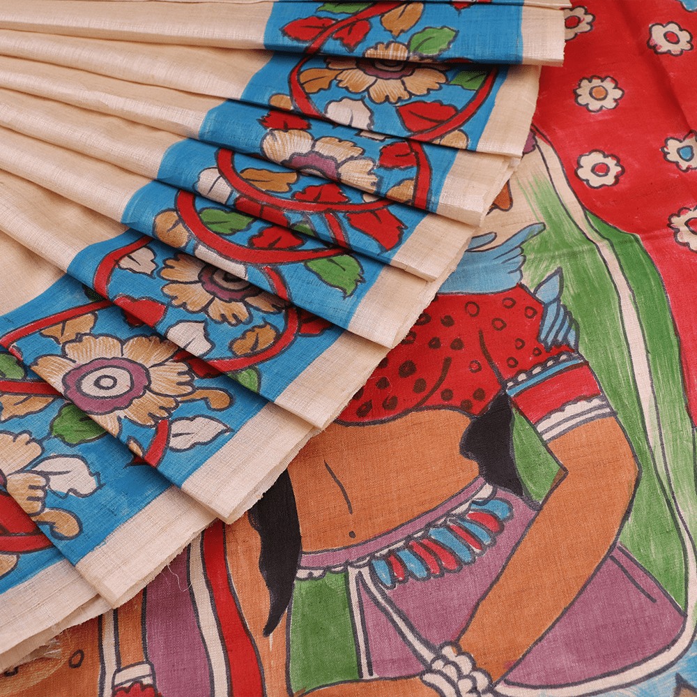 Handloom Sambalpuri Tusser Saree Handloom Saree_Tussser Silk Priyadarshini Handloom 