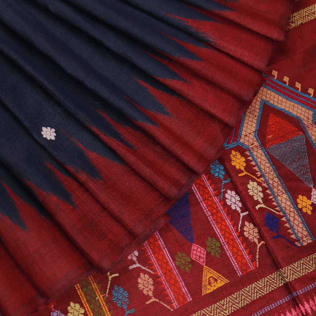 Handloom Sambalpuri Tusser Saree Handloom Saree_Tussser Silk Priyadarshini Handloom