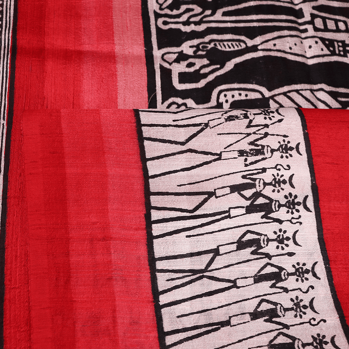 Handloom Sambalpuri Tusser Saree Handloom Saree_Tussser Silk Priyadarshini Handloom