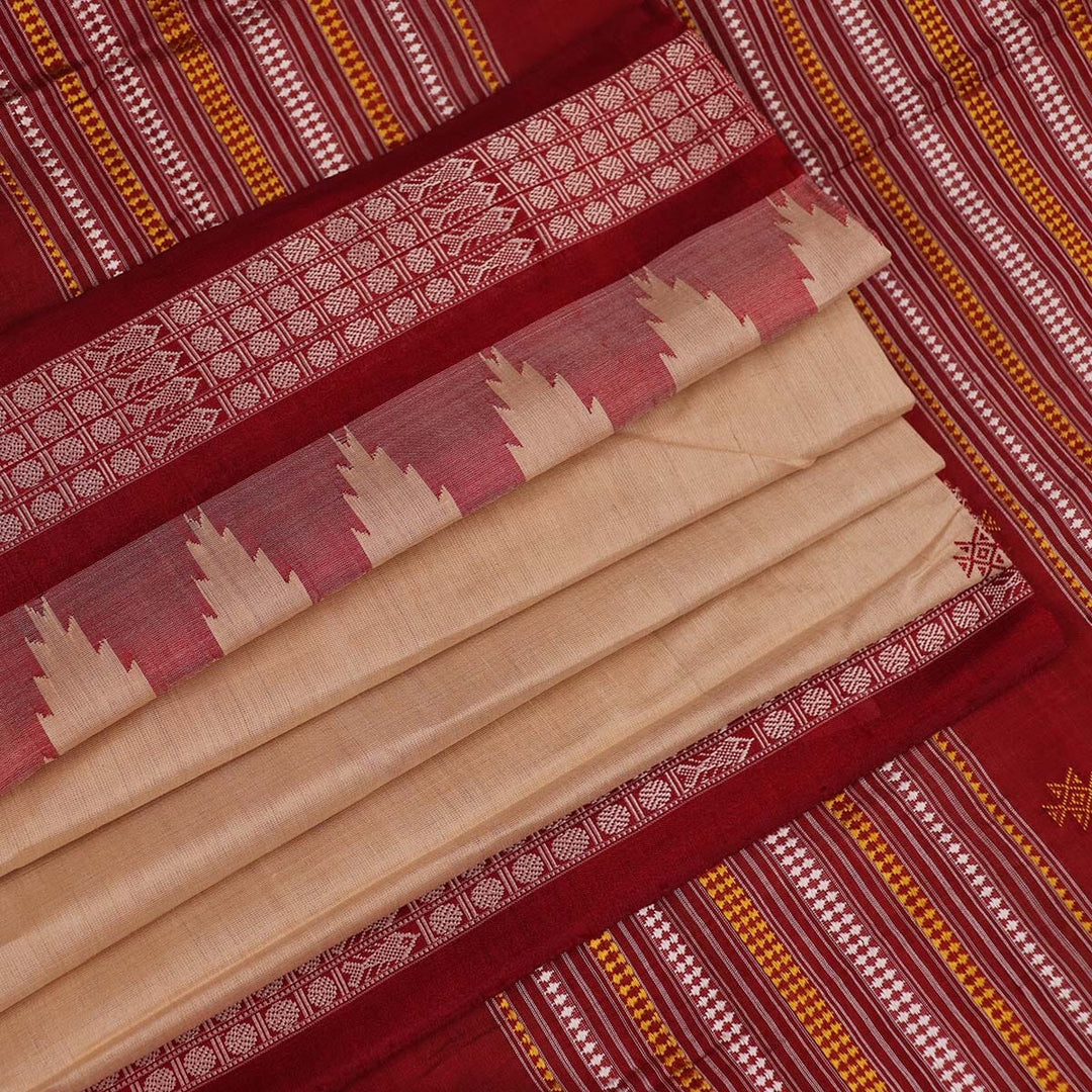 Handloom Sambalpuri Tusser Saree Handloom Saree_Tussser Silk Priyadarshini Handloom