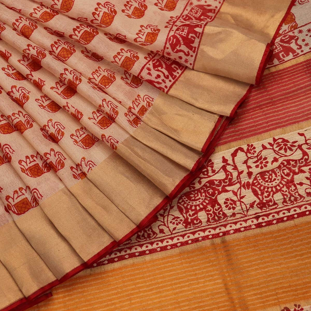 Handloom Sambalpuri Tusser Saree Handloom Saree_Tussser Silk Priyadarshini Handloom