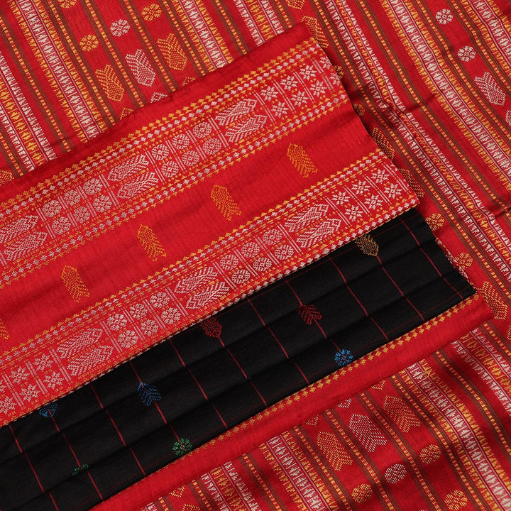 Handloom Sambalpuri Tusser Saree Handloom Saree_Tussser Silk Priyadarshini Handloom