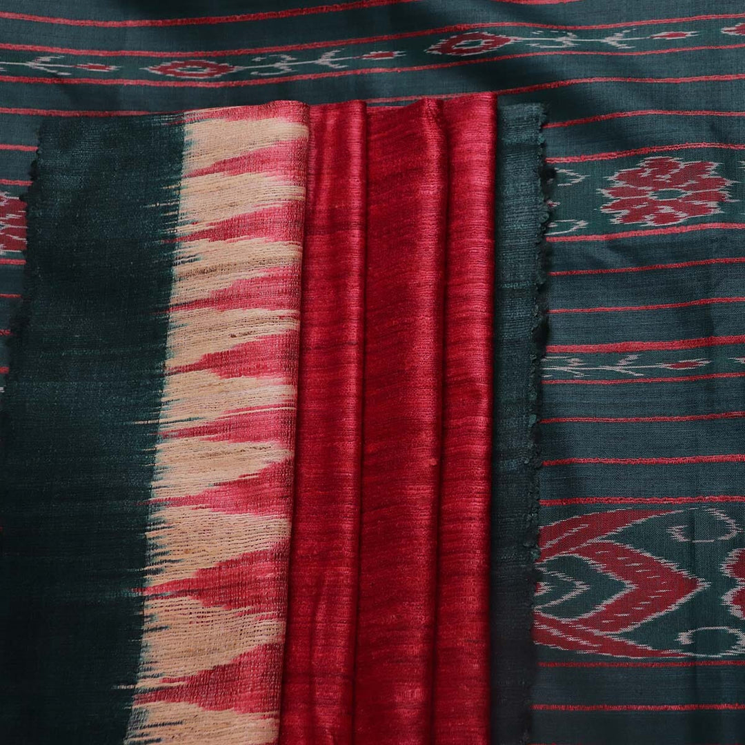 Handloom Sambalpuri Tusser Saree Handloom Saree_Tussser Silk Priyadarshini Handloom 