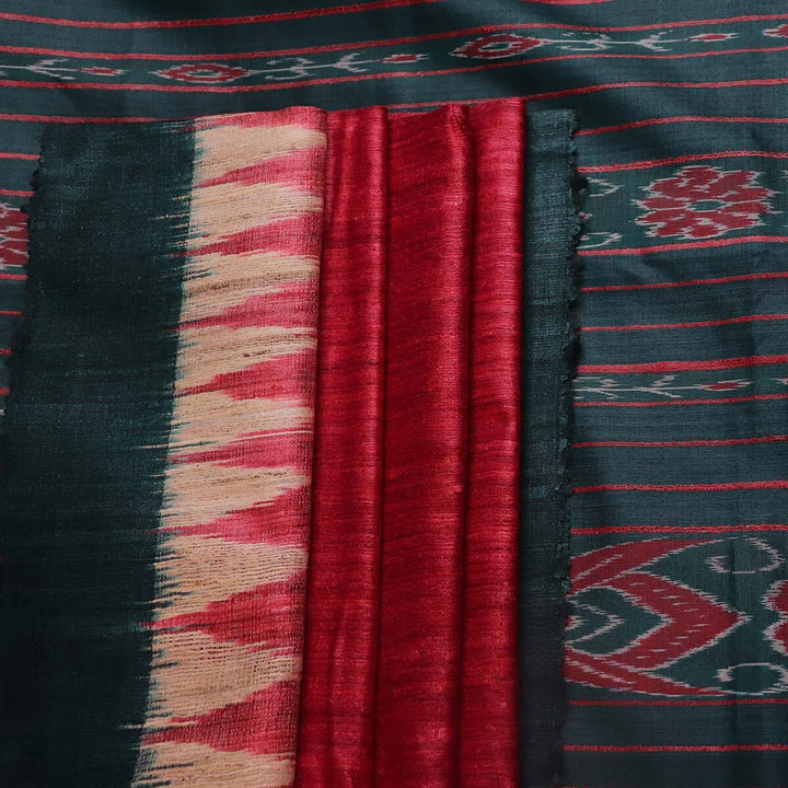 Handloom Sambalpuri Tusser Saree Handloom Saree_Tussser Silk Priyadarshini Handloom