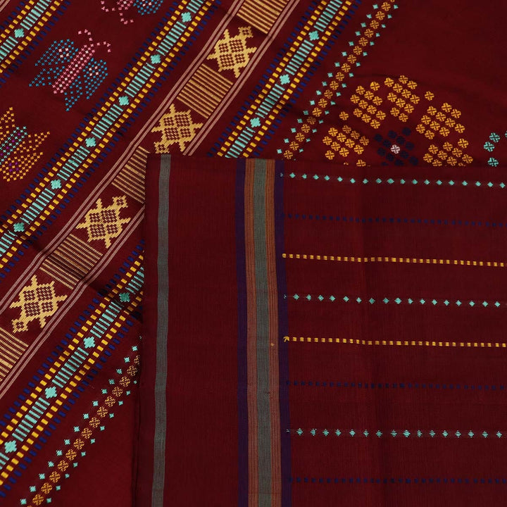 Handloom Sambalpuri Tusser Saree Handloom Saree_Tussser Silk Priyadarshini Handloom