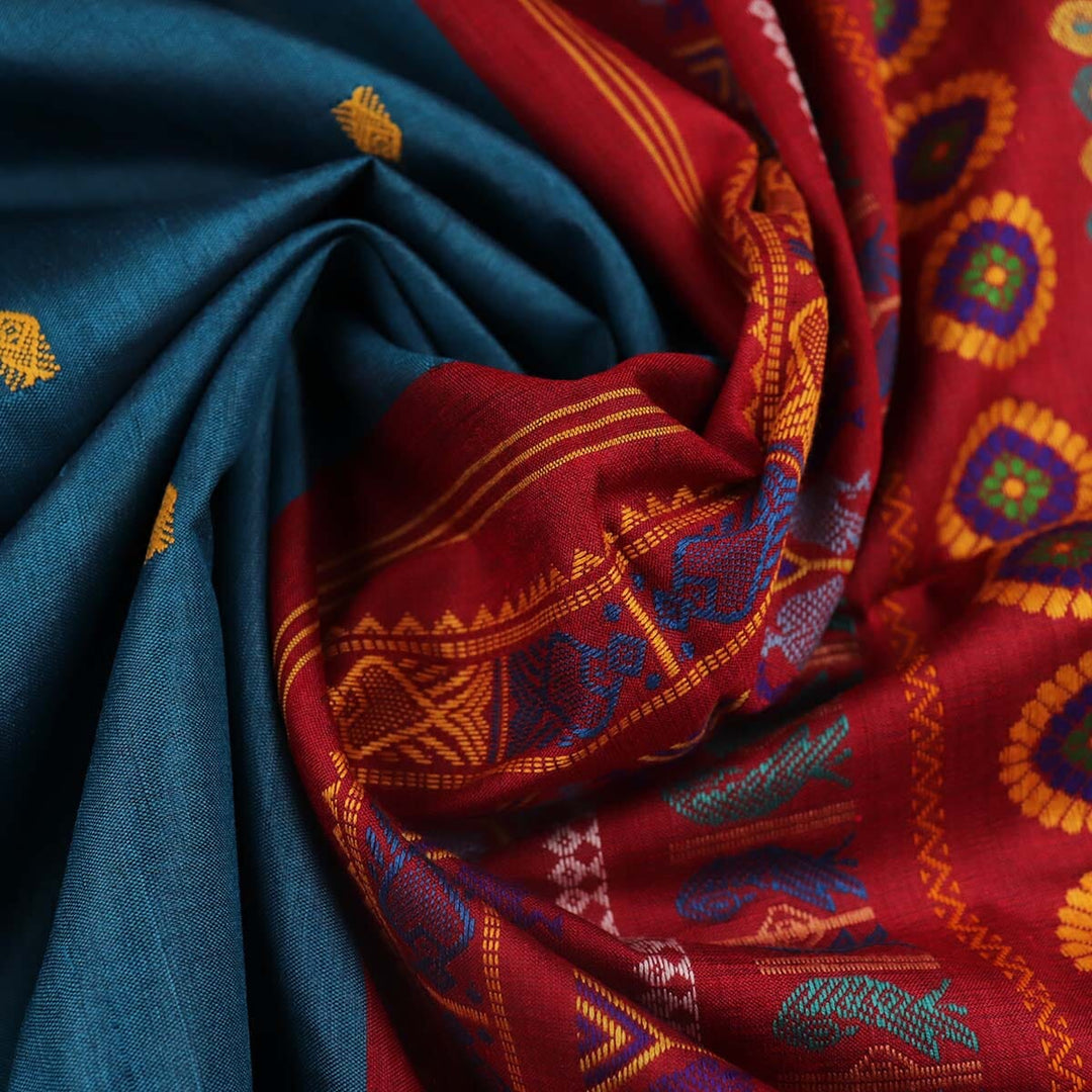 Handloom Sambalpuri Tusser Saree Handloom Saree_Tussser Silk Priyadarshini Handloom 