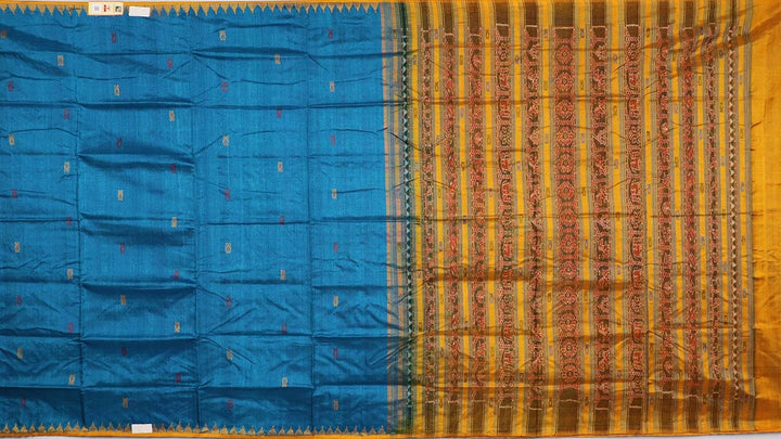 Handloom Sambalpuri Tusser Saree Handloom Saree_Tussser Silk Priyadarshini Handloom