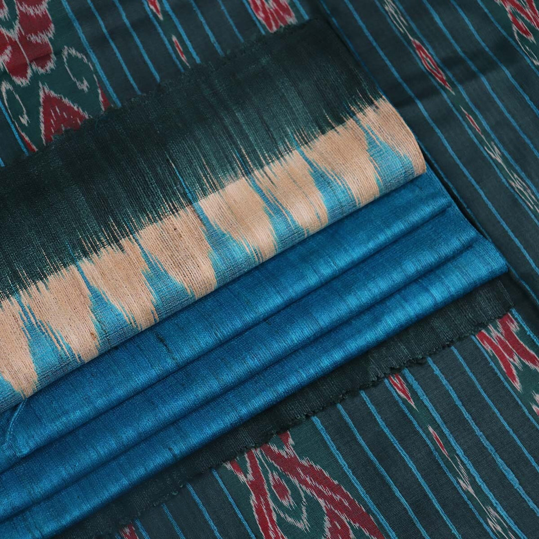 Handloom Sambalpuri Tusser Saree Handloom Saree_Tussser Silk Priyadarshini Handloom