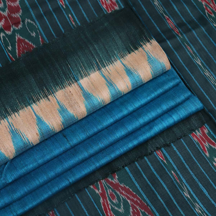 Handloom Sambalpuri Tusser Saree Handloom Saree_Tussser Silk Priyadarshini Handloom 