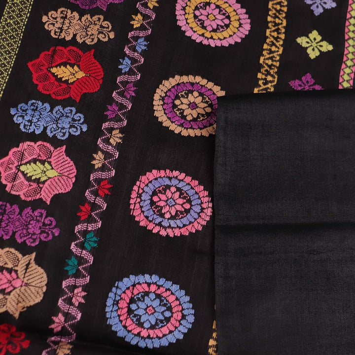 Handloom Sambalpuri Tusser Saree Handloom Saree_Tussser Silk Priyadarshini Handloom