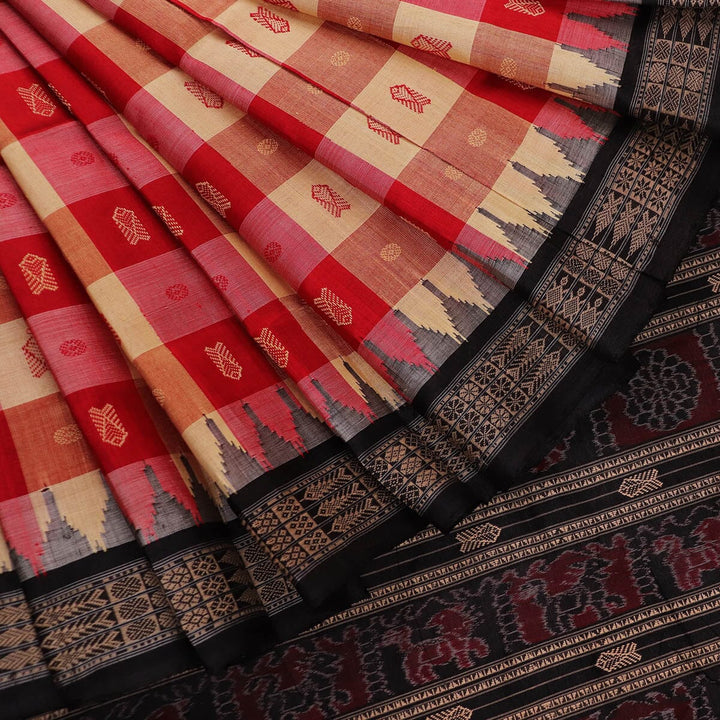 Handloom Sambalpuri Tusser Saree Handloom Saree_Tussser Silk Priyadarshini Handloom