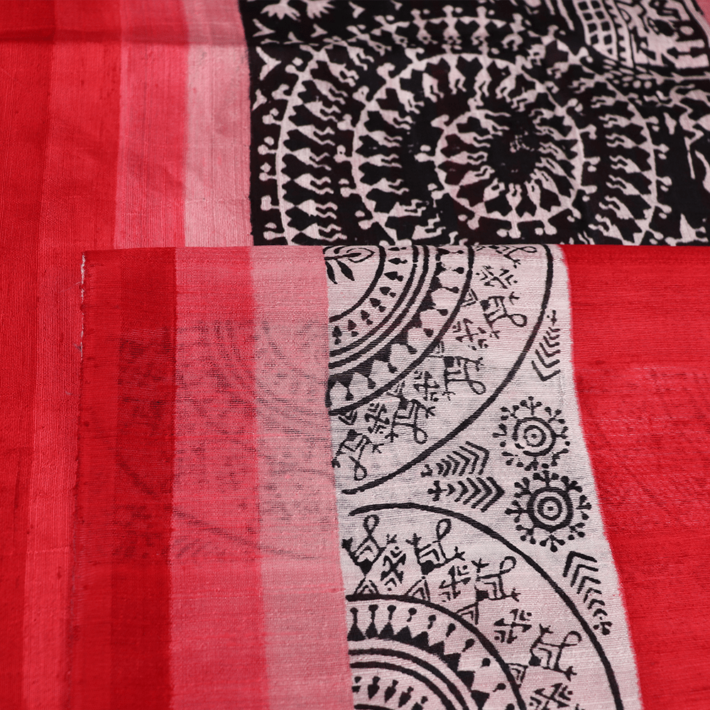 Handloom Sambalpuri Tusser Saree Handloom Saree_Tussser Silk Priyadarshini Handloom