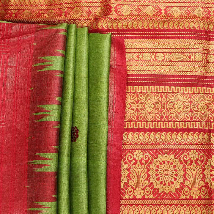 Handloom Sambalpuri Tusser Saree Handloom Saree_Tussser Silk Priyadarshini Handloom