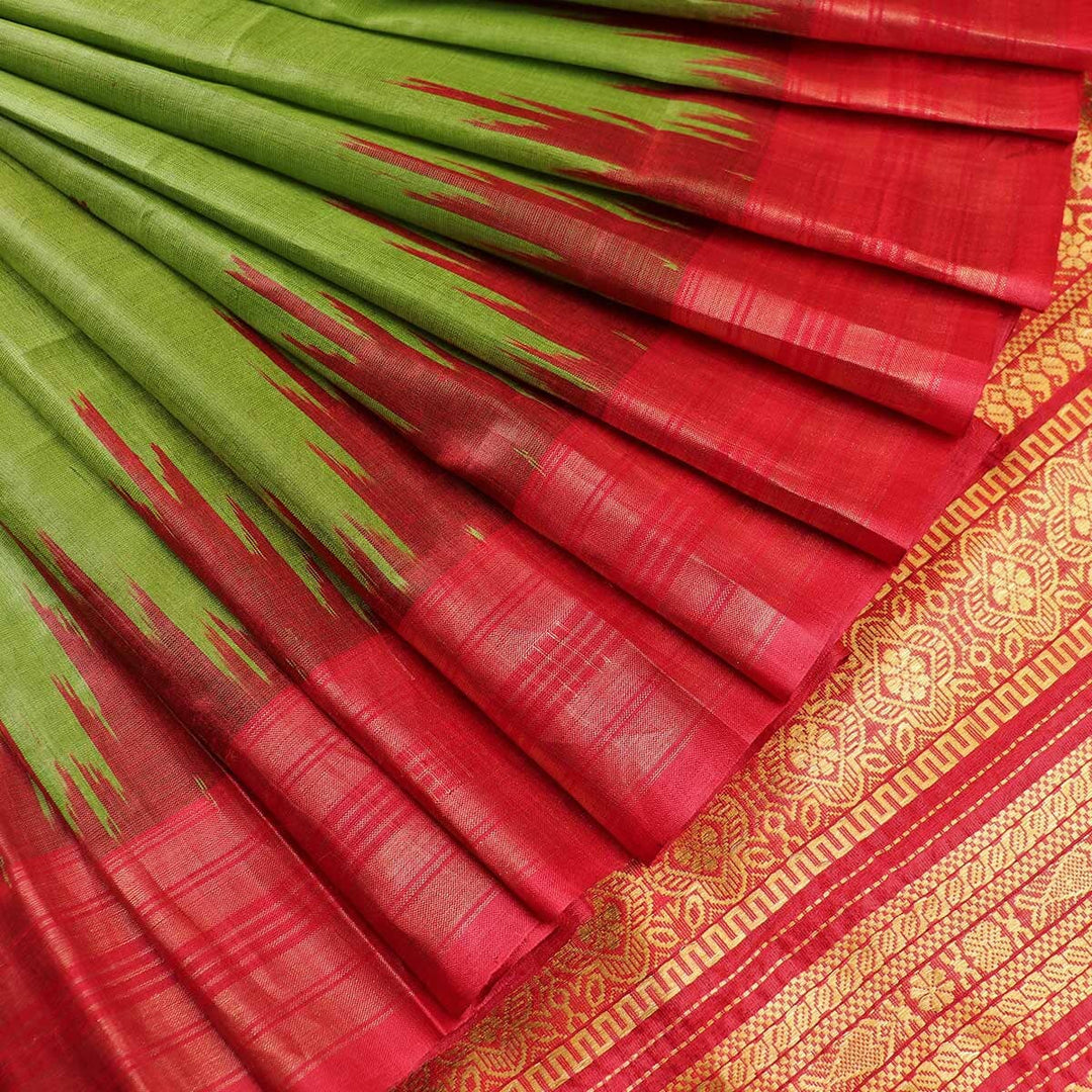 Handloom Sambalpuri Tusser Saree Handloom Saree_Tussser Silk Priyadarshini Handloom 