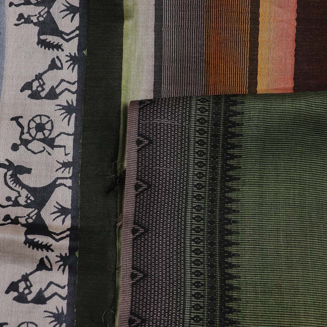 Handloom Sambalpuri Tusser Saree Handloom Saree_Tussser Silk Priyadarshini Handloom