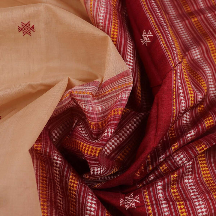 Handloom Sambalpuri Tusser Saree Handloom Saree_Tussser Silk Priyadarshini Handloom