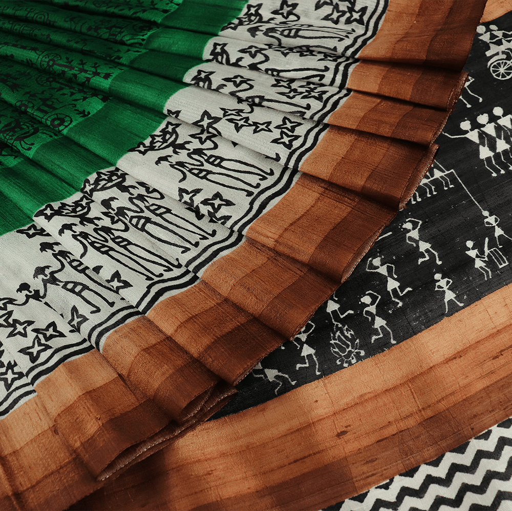 Handloom Sambalpuri Tusser Saree Handloom Saree_Tussser Silk Priyadarshini Handloom