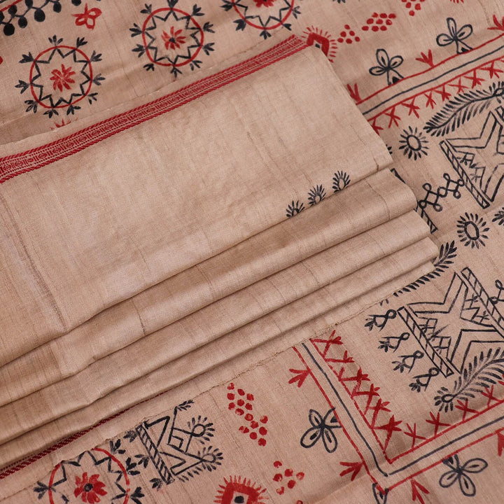 Handloom Sambalpuri Tusser Saree Handloom Saree_Tussser Silk Priyadarshini Handloom
