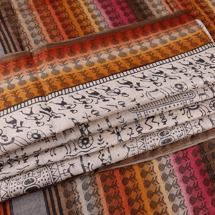 Handloom Sambalpuri Tusser Saree Handloom Saree_Tussser Silk Priyadarshini Handloom