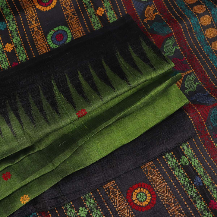 Handloom Sambalpuri Tusser Saree Handloom Saree_Tussser Silk Priyadarshini Handloom