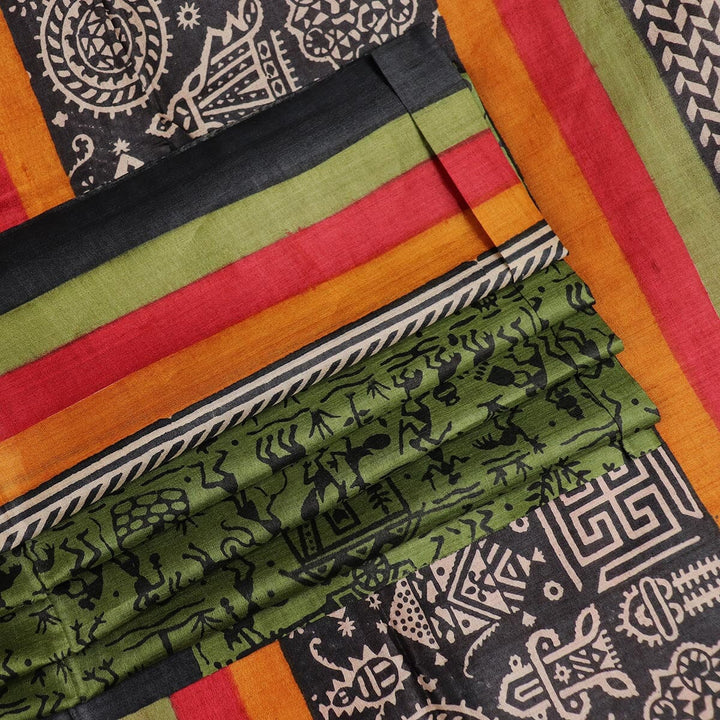 Handloom Sambalpuri Tusser Saree Handloom Saree_Tussser Silk Priyadarshini Handloom