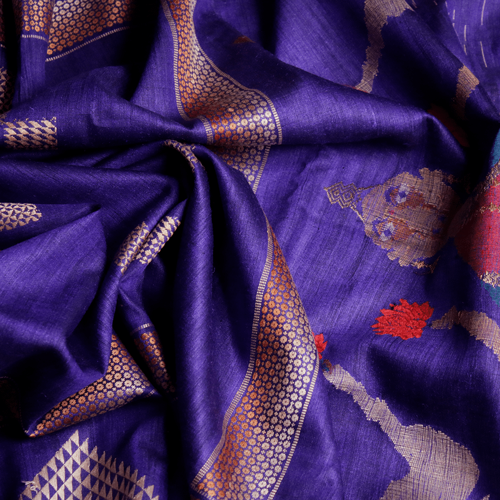 Handloom Sambalpuri Tusser Saree Handloom Saree_Tussser Silk Priyadarshini Handloom 