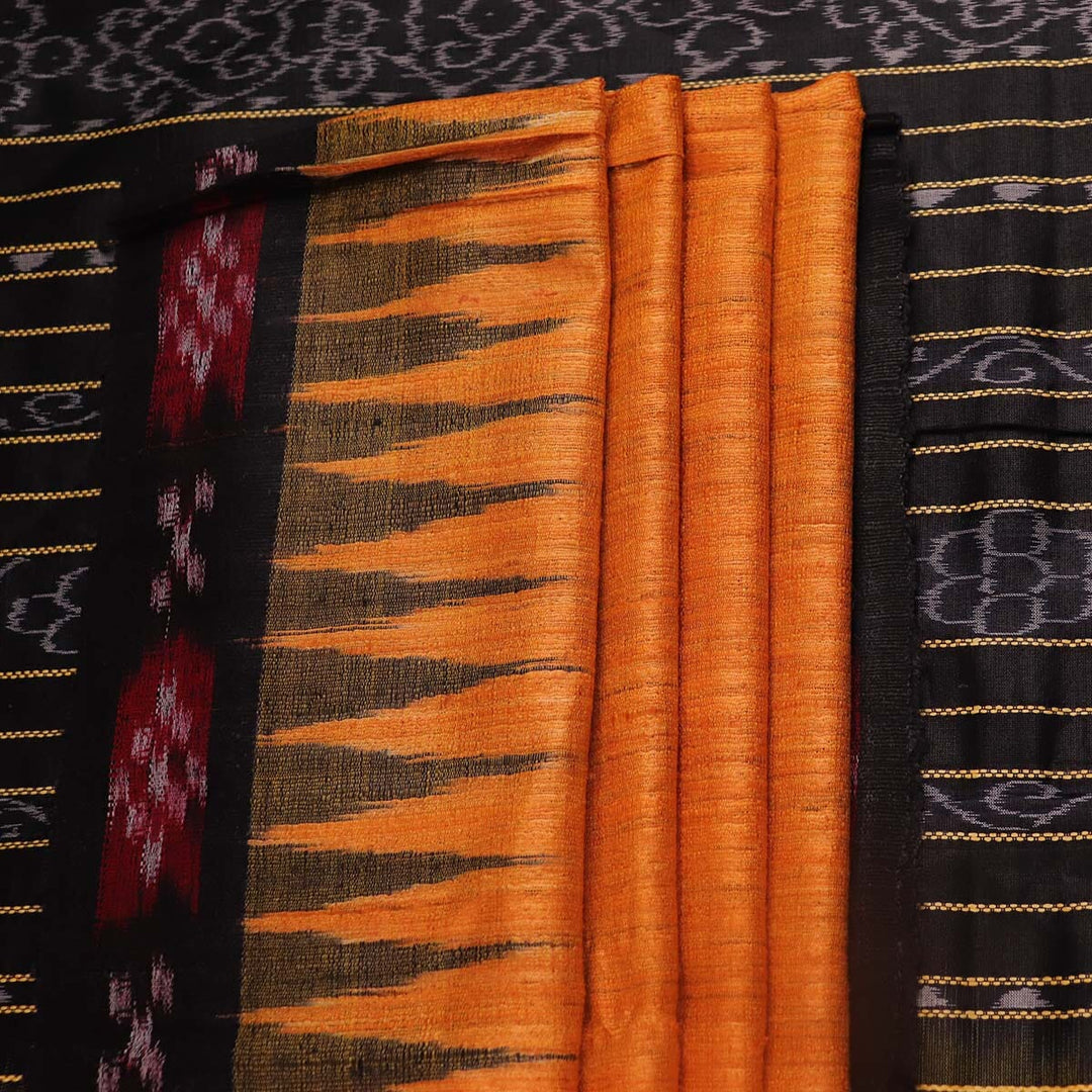 Handloom Sambalpuri Tusser Saree Handloom Saree_Tussser Silk Priyadarshini Handloom 